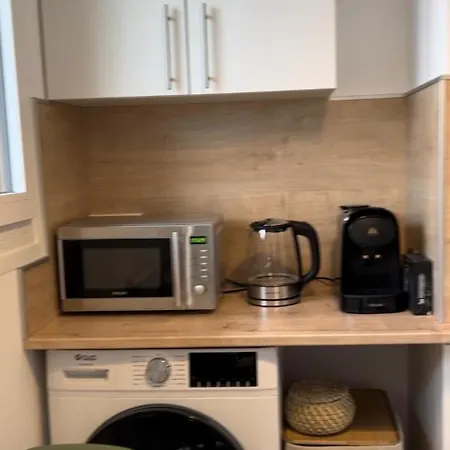 Apartament Charmant Studio Loggia Metro 3pers Wifi Gennevilliers