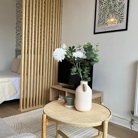 公寓 Charmant Studio Loggia Metro 3pers Wifi 热讷维耶