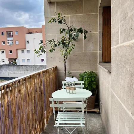 Charmant Studio Loggia Metro 3pers Wifi Apartament Gennevilliers